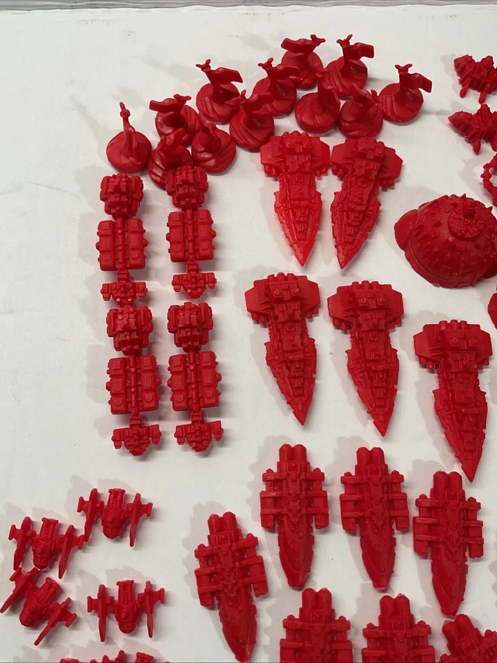 Twilight Imperium 3ª Edición ROJO Ejército Piezas y Tecnología Tarjetas de Repuesto Foto 3 de 4