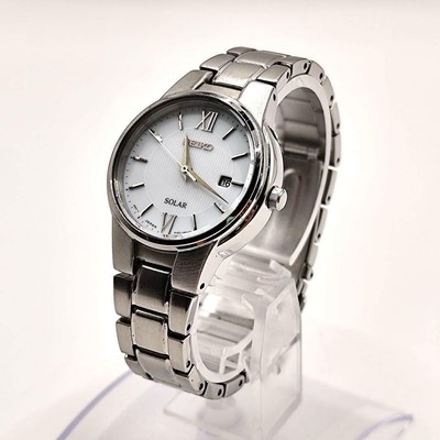 SEIKO Solaruhr weißes Zifferblatt Edelstahlband SNE385P1 getestet