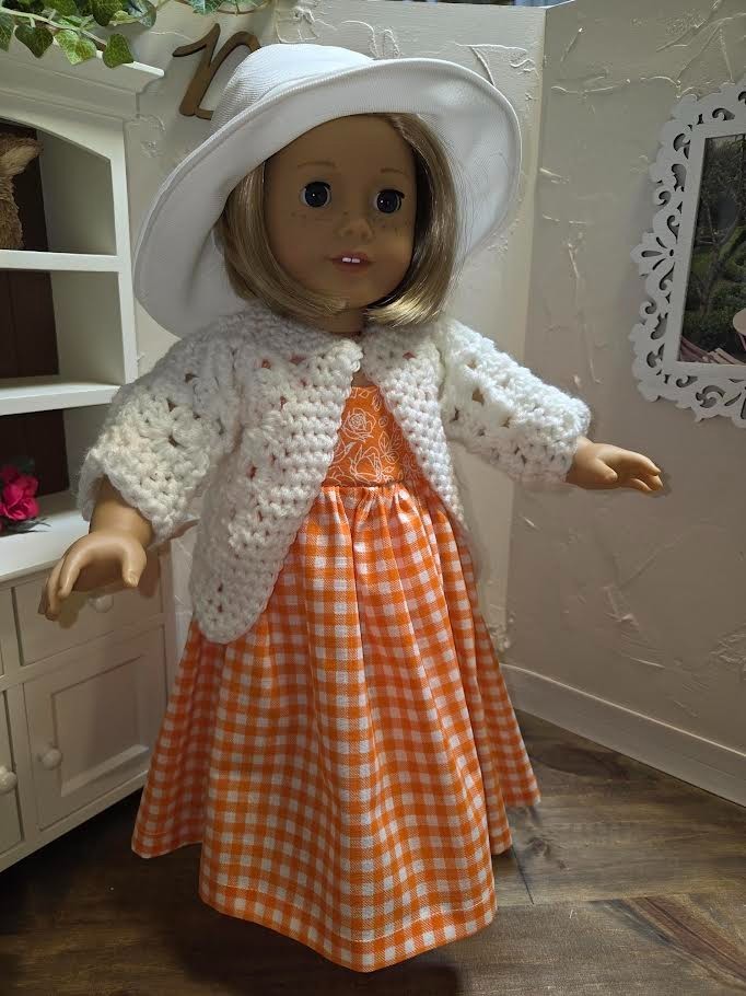 For The 18 Inch Doll. Handmade Doll Clothing.