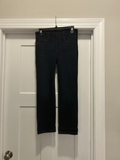 Liverpool Los Angeles The Crop Dark Blue Jeans Women's Size 2/26 Stretch Pull On