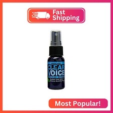 Clear Voice Oral Throat Spray Singing Ease Clarity Soothing Dampener Moisturizer