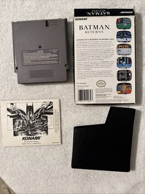 Vintage Batman Returns Nintendo NES Complete In Box