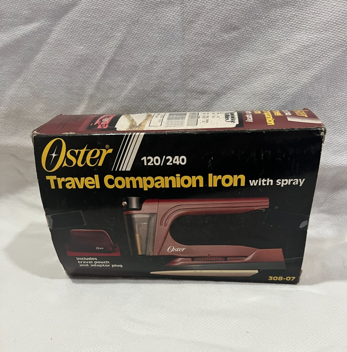 Oster  Travel Companion Iron with Spray #308-07 Travel Pouch