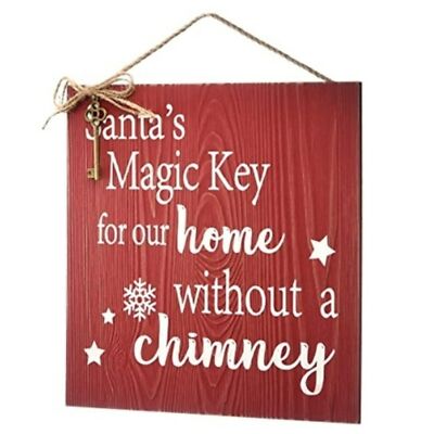 Santa's Magic Key Holiday Decor New with Tags