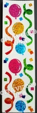 HAMBLY STUDIOS PRISMATIC BALLOONS CONFETTI STRING STICKERS COLLECTABLE RETIRED
