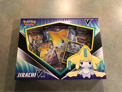 Pokemon Jirachi V Box SWSH299 Black Star Promo in hand SHIPS FROM