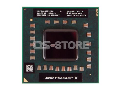 Advanced Micro Devices Phenom II Triple-Core P860 HMP860SGR32GM socket processore CPU mobile S1 G4 - Foto 1 di 2