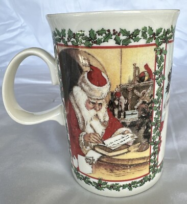 Dunoon Santa Claus Christmas Stoneware Made in Scotland Coffee Mug