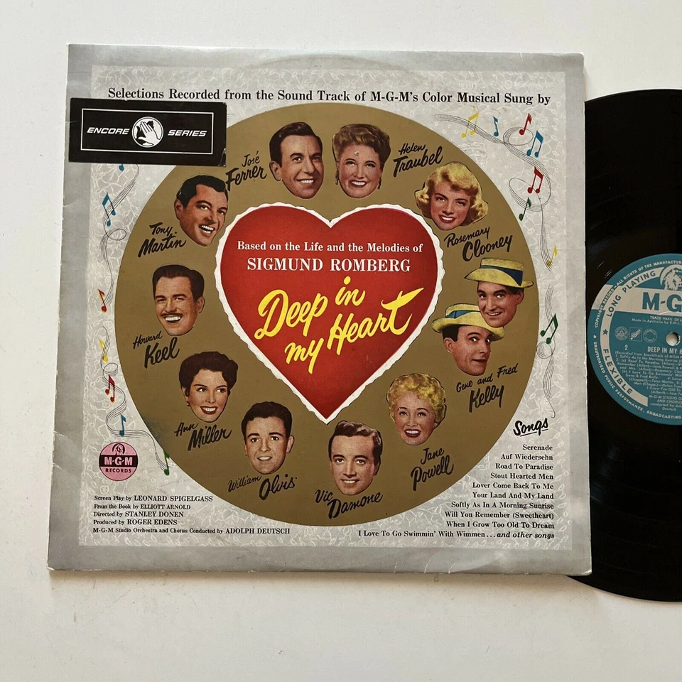 Deep In My Heart - From The Motion Picture Soundtrack (Vinyl, 1955) - Image 2 of 4