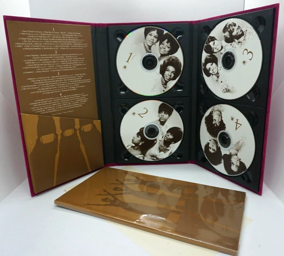 THE SUPREMES : 4CD PINK VELVET BOOK SET - DIANA ROSS - MOTOWN - RARE - Image 3 of 4