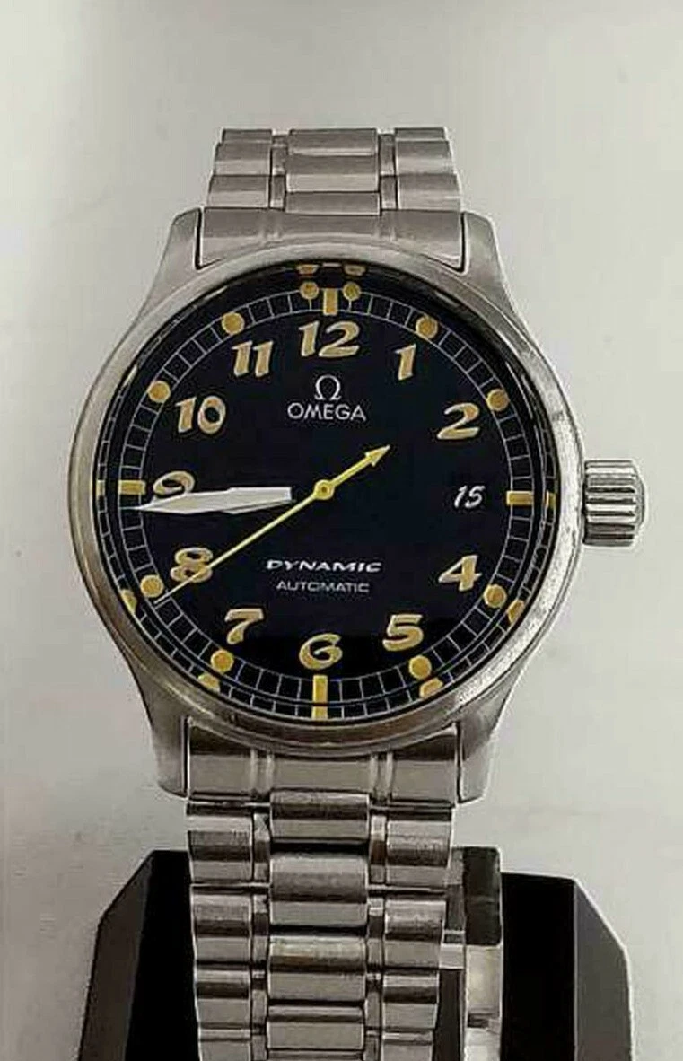 OMEGA Dynamic 5200.50 Date Black Dial Automatic Men's Watch Used