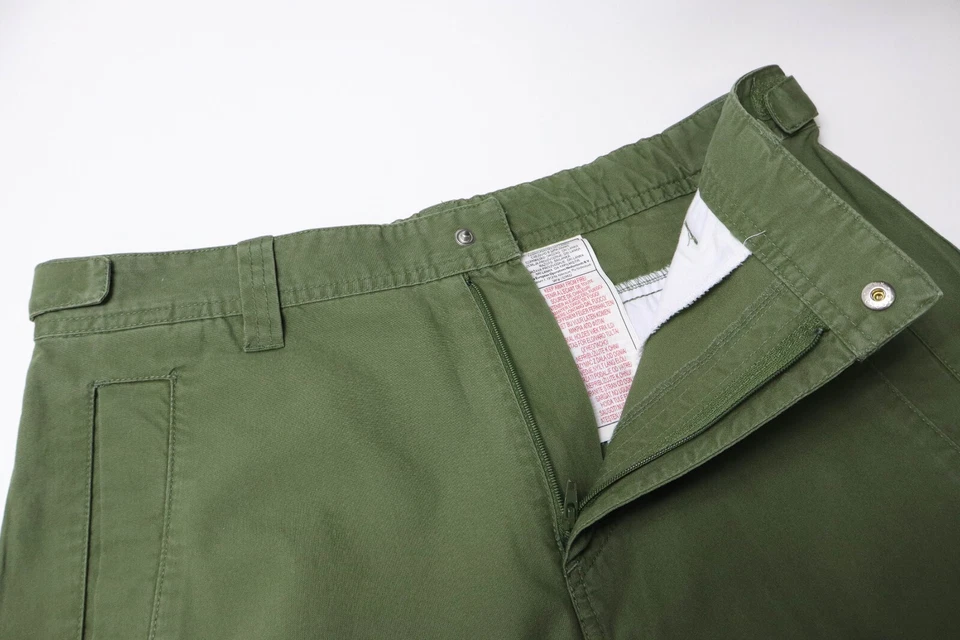 Nike Pants Boys XL Army Green Cargo Parachute Logo Zipper Fly Pants - Image 4 of 4