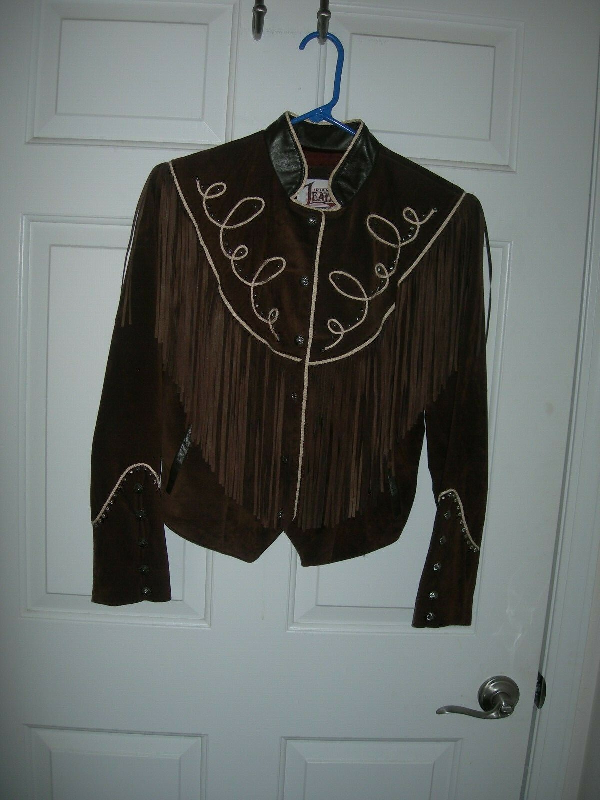 diamond leathers fringe jacket
