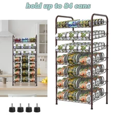 7-tier Can Organizer Can Dispenser Rack Can Holder for Kitchen Pantry Storage US