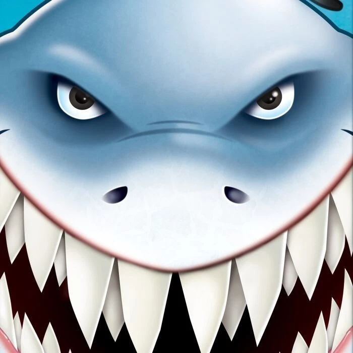 FUNDA PUERTA ATAQUE TIBURÓN PIRATA LUAU Telón de fondo tropical Decoración fiesta cumpleaños Foto 3 de 4