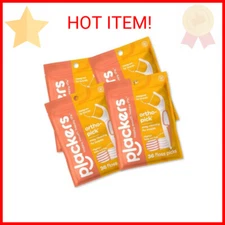 36 Count (4 Pack) Plackers Orthopick Floss Picks, Unflavored, Designed for Brace