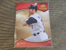 2009 Upper Deck Icons #57 Joe Mauer Minnesota Twins Nmmt