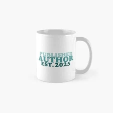 Published Author 2025 | Ocean Blue Classic Mug , Gift For Family