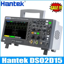 Hantek DSO2D15 2 Channels 150Mhz Storage Digital Oscilloscope Multimeter Tester
