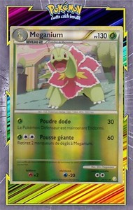 Meganium Reverse -HS01:HeartGold SoulSilver-26/123-Carte Pokemon Française