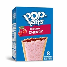 Pop-Tarts Breakfast Toaster Pastries Frosted Cherry 13.5oz Box (1 Pack 8 Count)