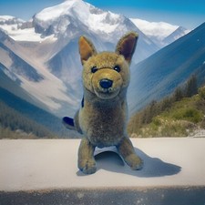 Vintage Dakin 1993 German Shepherd Plush Stuffed Toy Dog - 11" Tall