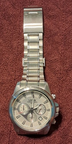 Lorus Chronograph Analog Quartz Men's Watch VD53-X010 with Box and Papers - Picture 10 of 24