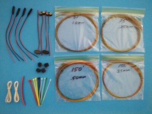 4 Pack "Colored" FIBER OPTIC FIBER scale model lighting + FREE BONUS $73 VALUE!
