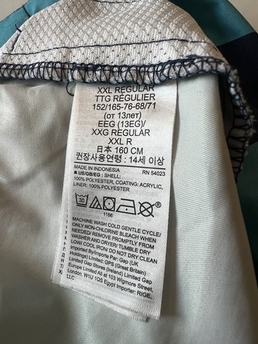 Boys Gap Kids Swim Trunks XXL Pre Owned - Picture 8 of 8