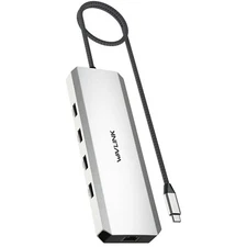 Dual 4K Monitor USB-C Docking Station 100W PD IN Gigabit RJ45 10Gbps USB-A/C 3.2