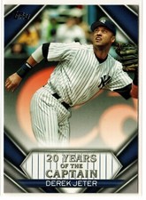 2020 Topps Update 20 Years of The Captain #YOC05 Derek Jeter ~ NY Yankees