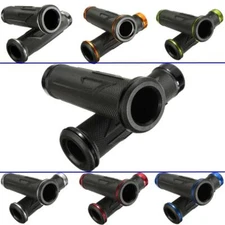 Pair 7/8 inch 22mm Universal Motorcycle Bike Handlebar Rubber Gel Hand Grips US
