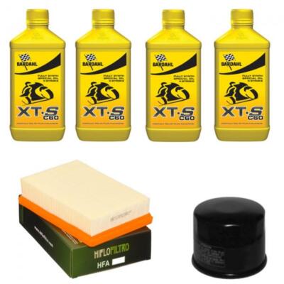 Kit Ölfilter Und Luftfilter Und 4 L Öl Bardahl XTS C60 5W-40 Für BMW R1200 GS