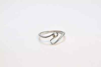 Divas Diamond Ring 004 ct Solitaire Diamond silber DE 57 15-FU0395/068