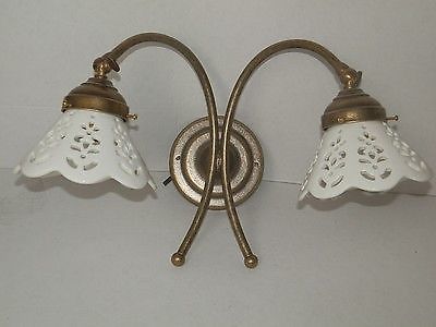 Acquista Online Applique Ottone Liberty 2 Luci - Prezzo Offerta