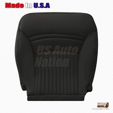 1997 1998 Chevy Corvette Front Driver Bottom Perforated Leather Seat Cover Black 1997 1998 Chevy Corvette Front Driver Bottom Perforated Leather Seat Cover Black