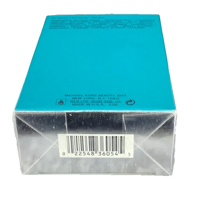 Michael Kors Turquesa Eau De Parfum Spray Vaporizador Floral Fresco 1.7 OZ NUEVO EN CAJA Foto 4 de 4