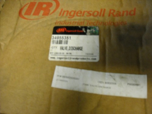 Ingersoll Rand, 34955351, valvola, scarico, NUOVO - Foto 2 di 2
