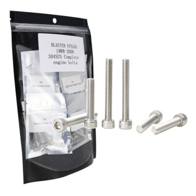 Complete Engine Bolt Set Aftermarket Fit For 1988-2006 Yamaha BLASTER YFS200 
