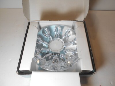 Miller Rogaska Crystal Votive Candle Holder 6 inch ''Equinox'' Reed & Barton