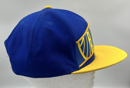 Cappello Snapback Uomo New Era 9FIFTY Golden State Warriors Pannello Blu Reale - Foto 4 di 8