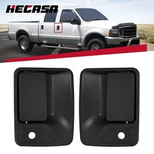 Door Handle Set Textured Black Outer For 1999-2016 Ford F-250 Super Duty Black