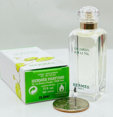 NEW Hermes Un Jardin Sur Le Nil Eau De Toilette 0.25 oz New In Box