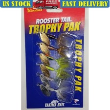 Trophy Fishing Lures Spinnerbaits Trout Salmon Assorted Colors 1/8oz 6 Count New