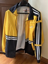 Chaqueta cortavientos vintage Speed Zone Western Union Speed Team Racing talla LG.