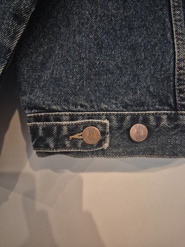 Vintage Wrangler Authentic Western Blue Denim Trucker Jacket XL - Bild 7 von 9