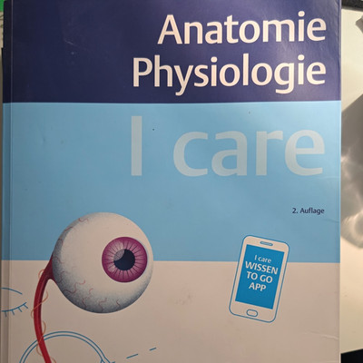 Thieme Anatomie Physiologie I care 2. Auflage ISBN 9783132418202