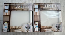 6 Pack Luxrite 4 Inch Square LED Flush Mount Ceiling Light 600lm-White