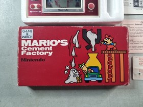 Nintendo &lsquo;Game & Watch&rsquo; Mario&rsquo;s Cement Factory CIB Complete