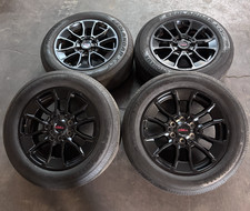 Oem 22-26 Toyota Tundra Trd Pro Used Black 20 Rims 26560r20 Yokohama Xcv Lt Oem 22-26 Toyota Tundra Trd Pro Used Black 20 Rims 26560r20 Yokohama Xcv Lt